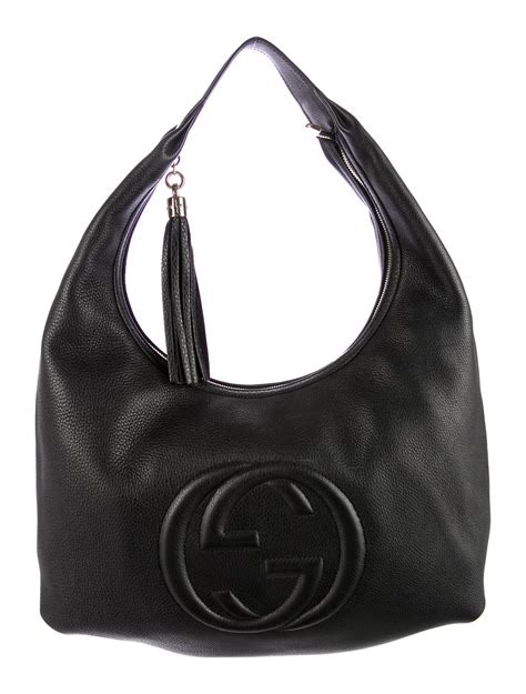 black hobo gucci bag|Gucci hobo bags outlet.